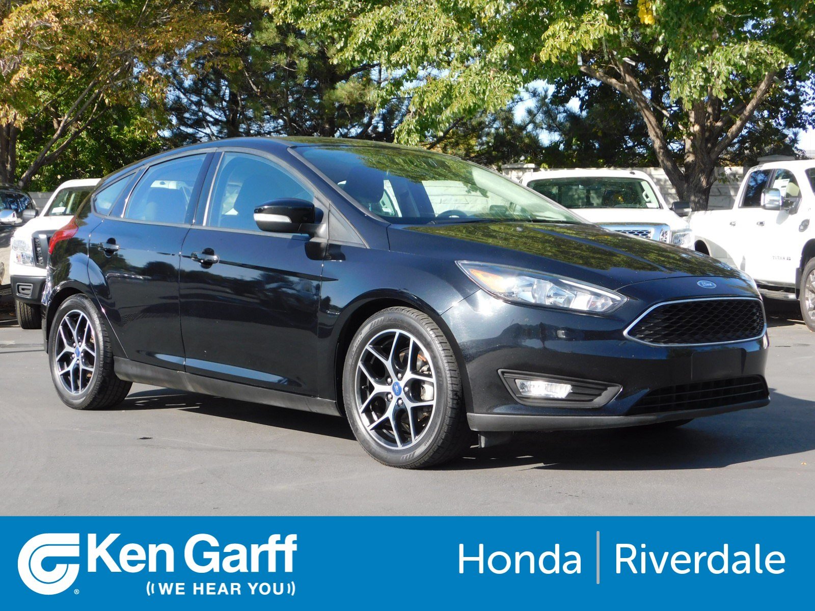 Pre Owned 2017 Ford Focus Sel Hatchback In Ogden 3hu54605 Ken